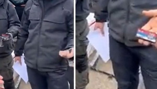 ПОГЛЕДАЈТЕ КАКО ХРВАТИ МАЛТРЕТИРАЈУ СРПСКЕ РАДНИКЕ: Тробојка у Вуковару забрањена, чак и на амблему радне униформе (ВИДЕО) ПОГЛЕДАЈТЕ КАКО ХРВАТИ МАЛТРЕТИРАЈУ СРПСКЕ РАДНИКЕ: Тробојка у Вуковару забрањена, чак и на амблему радне униформе (ВИДЕО)