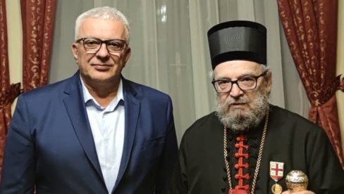 MANDIĆ U SENTANDREJI: Imao sastanak sa vladikom Lukijanom