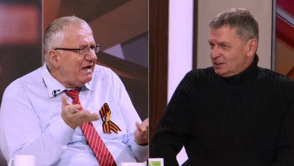 ТАРЗАН НИКАД НЕ ТУЧЕ МАЈМУНЕ Шешељ и Ћута у жестоком ТВ дуелу (ВИДЕО) ТАРЗАН НИКАД НЕ ТУЧЕ МАЈМУНЕ Шешељ и Ћута у жестоком ТВ дуелу (ВИДЕО)