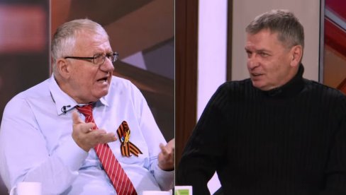 ТАРЗАН НИКАД НЕ ТУЧЕ МАЈМУНЕ Шешељ и Ћута у жестоком ТВ дуелу (ВИДЕО) ТАРЗАН НИКАД НЕ ТУЧЕ МАЈМУНЕ Шешељ и Ћута у жестоком ТВ дуелу (ВИДЕО)