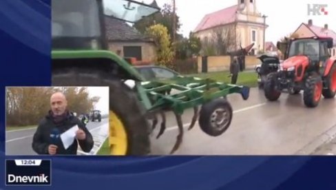 HRVATSKA POLICIJA ZABRANILA BLOKADE SAOBRAĆAJA OD STRANE POLJOPRIVREDNIKA A KOD NAS IMAJU PODRŠKU N1 DA TO RADE: I posle Vučić diktator?