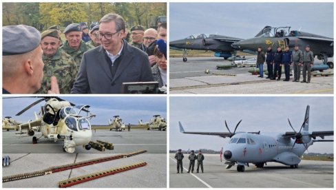 PREDSEDNIK OBIŠAO NOVA NAORUŽANJA I VOJNU OPREMU U BATAJNICI: Vučić ponosan - Ovo decenijama Srbija i Jugoslavija nisu kupile (FOTO/VIDEO)