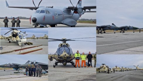 NOVI PONOS NAŠE VOJSKE: Pogledajte šta je sve prikazano na vojnom aerodromu u Batajnici (FOTO/VIDEO) NOVI PONOS NAŠE VOJSKE: Pogledajte šta je sve prikazano na vojnom aerodromu u Batajnici (FOTO/VIDEO)