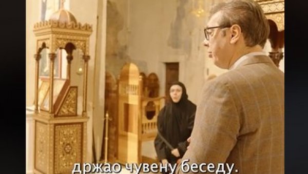 МАЛО ЈЕ МАНАСТИРА КАО ЖИЧА - ТАКВЕ ЛЕПОТЕ И СНАГЕ: Вучић у посети великој срспкој светињи МАЛО ЈЕ МАНАСТИРА КАО ЖИЧА - ТАКВЕ ЛЕПОТЕ И СНАГЕ: Вучић у посети великој срспкој светињи