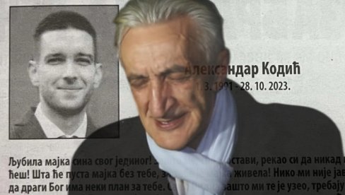 BOLNA ISPOVEST KODIĆA O SMRTI SINA: Mislio sam da ne treba dugo da nastupam, da pevam, ali sam onda dobro razmislio BOLNA ISPOVEST KODIĆA O SMRTI SINA: Mislio sam da ne treba dugo da nastupam, da pevam, ali sam onda dobro razmislio