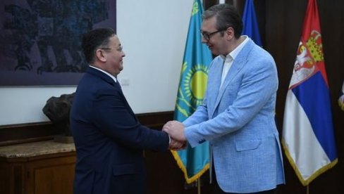 PRIJATELJSKI ODNOSI, BEZ OTVORENIH PITANJA Vučić sa šefom diplomatije Kazahstana: Zahvalni smo na nepriznavanju nezavisnosti tzv. Kosova