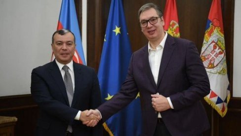ODLIČAN RAZGOVOR SA VELIKIM PRIJATELJEM: Oglasio se predsednik Vučić nakon sastanka sa Babajevim (FOTO) ODLIČAN RAZGOVOR SA VELIKIM PRIJATELJEM: Oglasio se predsednik Vučić nakon sastanka sa Babajevim (FOTO)