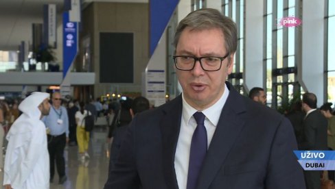 VUČIĆ IZ DUBAIJA: Imao sam niz sastanaka sa svetskim zvaničnicima - večeras bilateralni susret sa Bin Zajedom (VIDEO) VUČIĆ IZ DUBAIJA: Imao sam niz sastanaka sa svetskim zvaničnicima - večeras bilateralni susret sa Bin Zajedom (VIDEO)