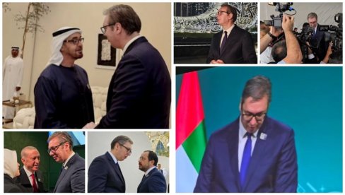 BILA JE ČAST PREDSTAVLJATI SRBIJU NA OVOM PRESTIŽNOM SKUPU Vučić sumirao utiske iz Dubaija (VIDEO) BILA JE ČAST PREDSTAVLJATI SRBIJU NA OVOM PRESTIŽNOM SKUPU Vučić sumirao utiske iz Dubaija (VIDEO)