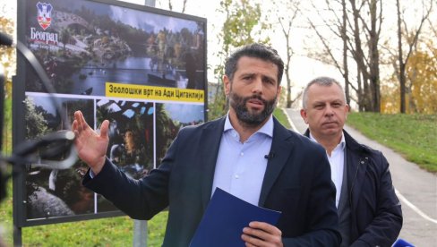 OVA PRIRODNA SREDINA BIĆE BISER GRADA: Šapić - Pešačko biciklistički most povezaće Novi Beograd i Adu, zajedno sa zoološkim vrtom (FOTO)