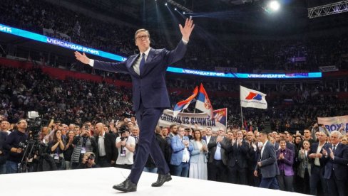 SVOJE NE DAMO NIKOME Vučić u Areni: Građani i ne sanjaju kakve smo pritiske izdržali (FOTO/VIDEO) SVOJE NE DAMO NIKOME Vučić u Areni: Građani i ne sanjaju kakve smo pritiske izdržali (FOTO/VIDEO)