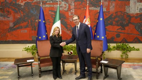 VUČIĆ: Meloni za neku nedelju dolazi u Beograd, kad izaberemo novu vladu VUČIĆ: Meloni za neku nedelju dolazi u Beograd, kad izaberemo novu vladu