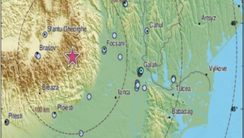 ZEMLJOTRES POGODIO RUMUNIJU: Potres se osetio na dubini od 137,3 kilometra