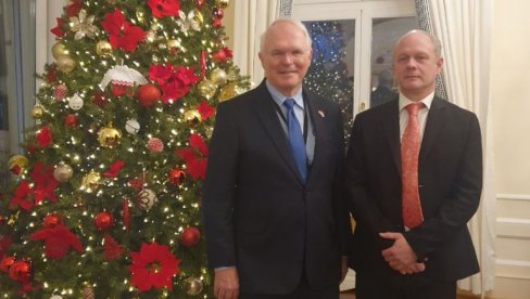 RAZVIJATI AMERIČKO - SRPSKO PRIJATELJSTVO : Direktor KCNS gost američkog ambasadora RAZVIJATI AMERIČKO - SRPSKO PRIJATELJSTVO : Direktor KCNS gost američkog ambasadora