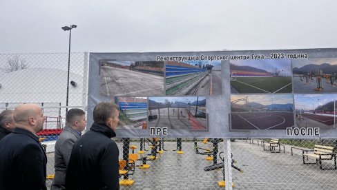 GUČA DOBILA NOVE SPORTSKE TERENE: Martinović - Imamo cilj da ljudi ostanu da žive u svojim sredinama (VIDEO) GUČA DOBILA NOVE SPORTSKE TERENE: Martinović - Imamo cilj da ljudi ostanu da žive u svojim sredinama (VIDEO)