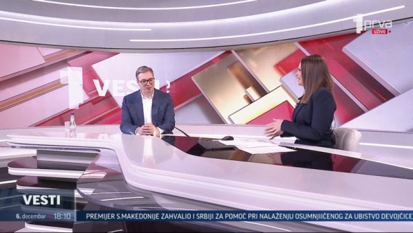 ВЕРУЈЕМ У ПОБЕДУ НОРМАЛНЕ СРБИЈЕ Вучић гостовао на ТВ Прва ВЕРУЈЕМ У ПОБЕДУ НОРМАЛНЕ СРБИЈЕ Вучић гостовао на ТВ Прва