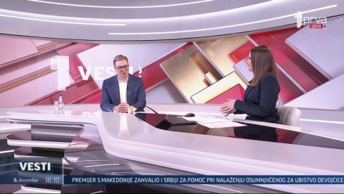 VERUJEM U POBEDU NORMALNE SRBIJE Vučić gostovao na TV Prva VERUJEM U POBEDU NORMALNE SRBIJE Vučić gostovao na TV Prva