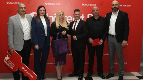 UniCredit Bank Srbija свечано прогласила победнике наградног такмичења „Награђујемо када успешно сарађујемо“