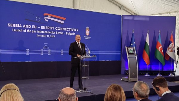 АЛИЈЕВ НА ОТВАРАЊУ ГАСНЕ ИНТЕРКОНЕКЦИЈЕ У НИШУ: Овај догађај ће допринети енергетској безбедности и Србије и Бугарске АЛИЈЕВ НА ОТВАРАЊУ ГАСНЕ ИНТЕРКОНЕКЦИЈЕ У НИШУ: Овај догађај ће допринети енергетској безбедности и Србије и Бугарске