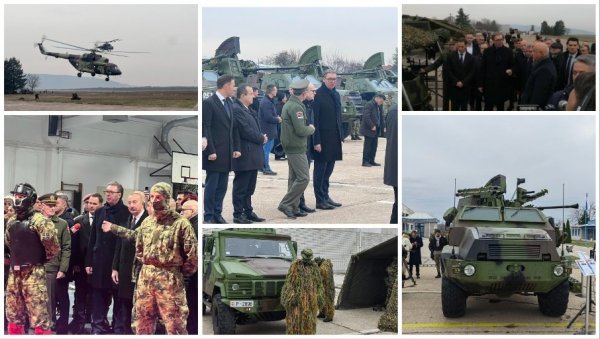 СРПСКА ВОЈНА СИЛА: Вучић са Алијевим на приказу наоружања Војске Србије (ФОТО/ВИДЕО) СРПСКА ВОЈНА СИЛА: Вучић са Алијевим на приказу наоружања Војске Србије (ФОТО/ВИДЕО)