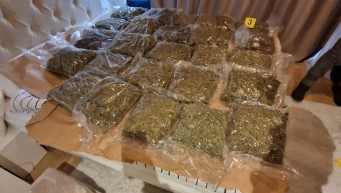 ZAPLENJENO 69 KG MARIHUANE: Policija kod osumnjičenog pronašla i 54 litra knabisovog ulja ZAPLENJENO 69 KG MARIHUANE: Policija kod osumnjičenog pronašla i 54 litra knabisovog ulja