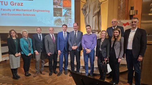 SARADNJA NA PROJEKTIMA: Delegacija Mašinskog fakulteta u poseti Tehničkom univerzitetu u Gracu SARADNJA NA PROJEKTIMA: Delegacija Mašinskog fakulteta u poseti Tehničkom univerzitetu u Gracu