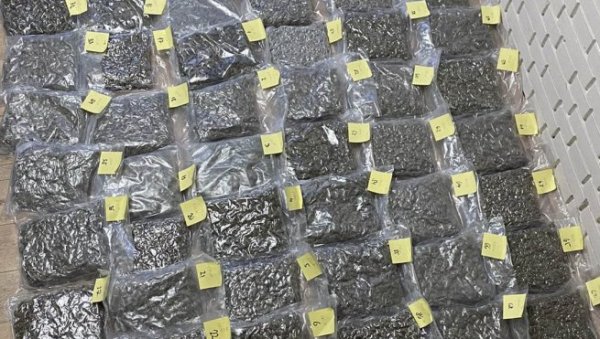 ЗАПЛЕЊЕНО ВИШЕ ОД 50 КИЛОГРАМА ДРОГЕ: Црногорском држављанину одређен притвор до 30 дана ЗАПЛЕЊЕНО ВИШЕ ОД 50 КИЛОГРАМА ДРОГЕ: Црногорском држављанину одређен притвор до 30 дана