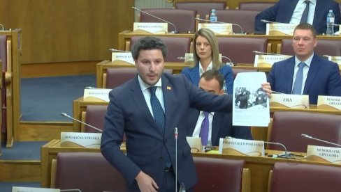 ŠOK U SKUPŠTINI CRNE GORE Abazović pokazao slike: On je finansirao ISIS i Hamas ŠOK U SKUPŠTINI CRNE GORE Abazović pokazao slike: On je finansirao ISIS i Hamas