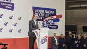 PUNA DVORANA PENDIK: Vučić poručio u Novom Pazaru - Ubrzaćemo radove na svim pravcima i poljima (FOTO/VIDEO) PUNA DVORANA PENDIK: Vučić poručio u Novom Pazaru - Ubrzaćemo radove na svim pravcima i poljima (FOTO/VIDEO)