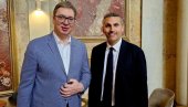 ВУЧИЋ СА ХАЛДУНОМ ЕЛ МУБАРАКОМ: Било би добро да они на жребу добију неке друге тимове (ФОТО)
