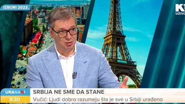 ЗНАЈУ ОНИ ДА ЋЕ ДА ИЗГУБЕ, ЗАТО ТРАЖЕ АЛИБИ Вучић о кампањи опозиције: Заснивали су програме на мржњи према мојој породици ЗНАЈУ ОНИ ДА ЋЕ ДА ИЗГУБЕ, ЗАТО ТРАЖЕ АЛИБИ Вучић о кампањи опозиције: Заснивали су програме на мржњи према мојој породици