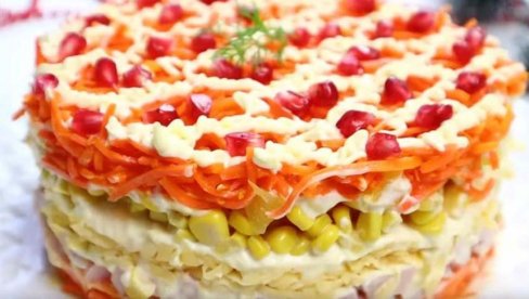 NEVEROVATNO SLASNO - SALATA SA PILETINOM I POMORANDŽOM: Svečana salata Novogodišnji kapriz idealna za sve praznike (VIDEO)