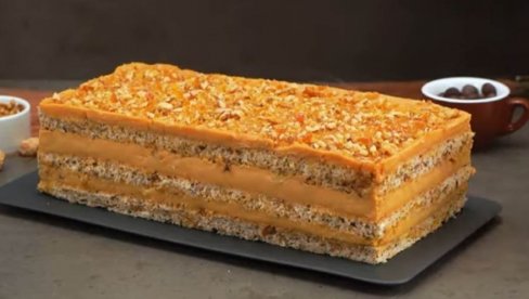 MEKANI BISKVIT I KARAMEL FIL SA KRCKAVIM ORASIMA: Raskošna praznična torta, a uspeva svima (VIDEO) MEKANI BISKVIT I KARAMEL FIL SA KRCKAVIM ORASIMA: Raskošna praznična torta, a uspeva svima (VIDEO)