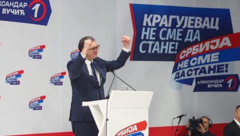 ZA VELIKU I UBEDLJIVU POBEDU: Jake reči predsednika Vučića (VIDEO) ZA VELIKU I UBEDLJIVU POBEDU: Jake reči predsednika Vučića (VIDEO)