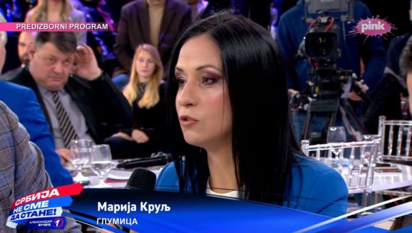 ГЛУМИЦА МАРИЈА КРУЉ ПОРУЧИЛА: У Србији се никад није снимало као данас, култура добија један нови сјај ГЛУМИЦА МАРИЈА КРУЉ ПОРУЧИЛА: У Србији се никад није снимало као данас, култура добија један нови сјај