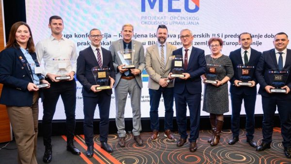 ПРИЗНАЊЕ ЗА ГРАД ТРЕБИЊЕ: Међу најбољим локалним управама у БиХ ПРИЗНАЊЕ ЗА ГРАД ТРЕБИЊЕ: Међу најбољим локалним управама у БиХ