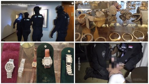 PLJAČKAŠI MILIJARDERA HTELI DA ŽIVE LUKSUZNO: Pogledajte bogat plen koji je policija zaplenila (FOTO/VIDEO) PLJAČKAŠI MILIJARDERA HTELI DA ŽIVE LUKSUZNO: Pogledajte bogat plen koji je policija zaplenila (FOTO/VIDEO)