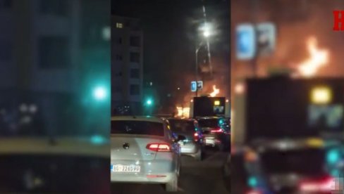 BILO JE UŽASNO, SVE JE IZGORELO U TRENU: Potresno svedočenje očevica požara na Autokomandi (VIDEO)