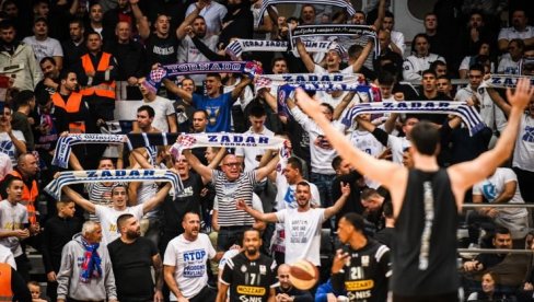 USTAŠKA POSLA! Navijači Zadra skandalozno provocirali Srbe i Partizan, ABA liga sve to podržala (VIDEO)