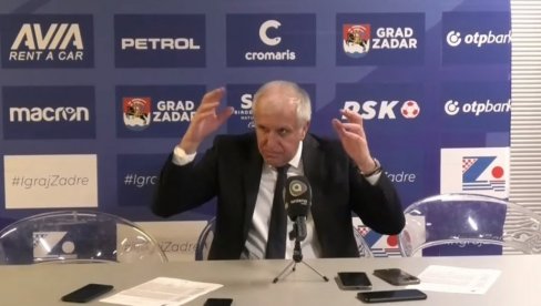 DA LI JE MOGUĆE? Evo šta je Željko Obradović rekao igračima nakon što je Partizan ubedljivo izgubio od Zadra