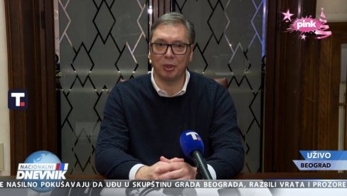 DRŽAVA JE DOVOLJNO JAKA DA ODBRANI SRBIJU Vučić: Izgrednici će biti dovedeni poznaniju prava