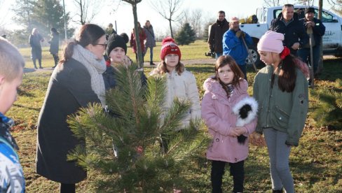 KOD KIKINDE 10. „ŠKOLSKA ŠUMA“: U Bašaidu zasađeno 150 sadnica javora, jasena, bora i ukrasnog žbunja KOD KIKINDE 10. „ŠKOLSKA ŠUMA“: U Bašaidu zasađeno 150 sadnica javora, jasena, bora i ukrasnog žbunja