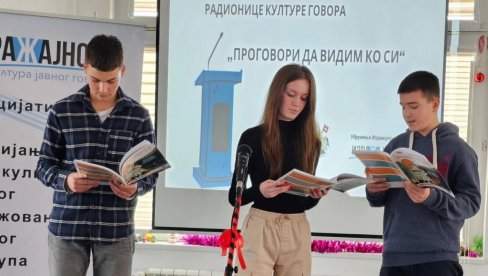 NEGUJU SRPSKI JEZIK: Javni čas kulture govora vrnjačkih osnovaca i gimnazijalaca (FOTO) NEGUJU SRPSKI JEZIK: Javni čas kulture govora vrnjačkih osnovaca i gimnazijalaca (FOTO)