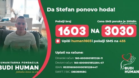 STEFAN NAS TREBA, BUDIMO HUMANI: Evo kako mu sve možemo pomoći da ponovo hoda