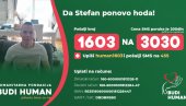 ДА СТЕФАН ПОНОВО ХОДА: Пошаљи 1603 на 3030 или уплати помоћ на ове рачуне ДА СТЕФАН ПОНОВО ХОДА: Пошаљи 1603 на 3030 или уплати помоћ на ове рачуне