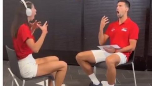 KAD NOVAK ĐOKOVIĆ ZAPEVA: Olga Danilović i cela Australija ostali u neverici (VIDEO) KAD NOVAK ĐOKOVIĆ ZAPEVA: Olga Danilović i cela Australija ostali u neverici (VIDEO)
