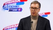 PREDSEDNIK VUČIĆ Na svim biračkim mestima ubedljivu pobedu odnela lista Srbija ne sme da stane