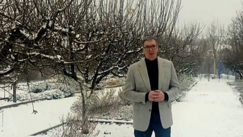 ODLIČNI SASTANCI SA TIMOVIMA ZA EKSPO I VAŽAN RAZGOVOR SA AMBASADOROM KINE: Vučić u dvorištu očeve kuće - Priroda je najlepša kada pada sneg ODLIČNI SASTANCI SA TIMOVIMA ZA EKSPO I VAŽAN RAZGOVOR SA AMBASADOROM KINE: Vučić u dvorištu očeve kuće - Priroda je najlepša kada pada sneg