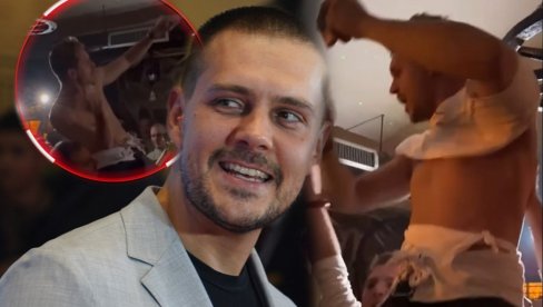 KITI TRUBAČE, KOLEGE GA CEPAJU Kako je Biković slavio rođenje sina - ovakvog ga još nismo videli! (VIDEO) KITI TRUBAČE, KOLEGE GA CEPAJU Kako je Biković slavio rođenje sina - ovakvog ga još nismo videli! (VIDEO)