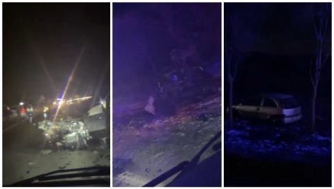 VOZILA SMRSKANA DO NEPREPOZNATLJIVOSTI: Jeziva saobraćajna nesreća kod Omoljice, ima mrtvih (VIDEO) VOZILA SMRSKANA DO NEPREPOZNATLJIVOSTI: Jeziva saobraćajna nesreća kod Omoljice, ima mrtvih (VIDEO)